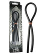 Bolo Silicone Lasso w/Rose Gold Crown Slider Ring - Black by Bolo