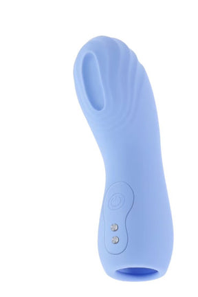 Evolved Novelties Good Point Finger Vibrator — Blue, 2.5" Insertable - SL-RS-4493-2