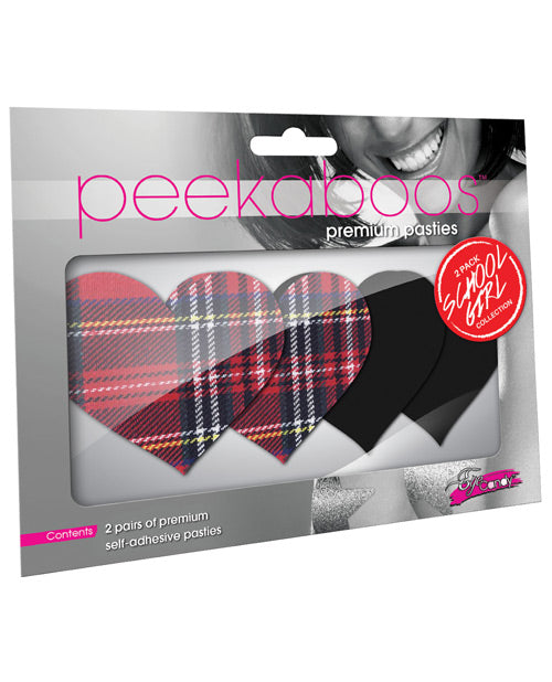 Peekaboos Schoolgirl Hearts O/S by Peekaboos