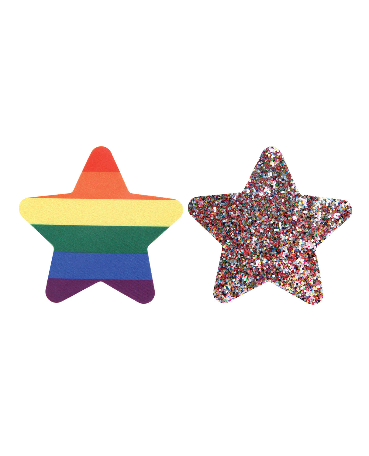 Peekaboos Pride Rainbow Glitter Stars - Pack of 2 by Peekaboos