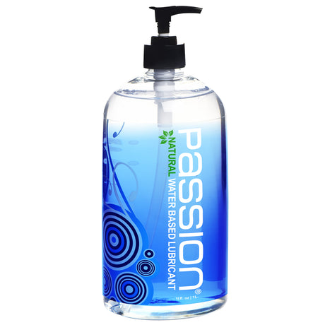 Passion Lubricants Passion Natural Water-Based Lubricant, 8 oz (Clear) - PL-100-8OZ