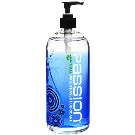 Passion Lubricants Passion Natural Water-Based Lubricant, 8 oz (Clear) - PL-100-8OZ