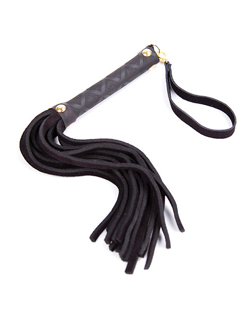 Plesur Mini Leather Flogger - Black by Plesur