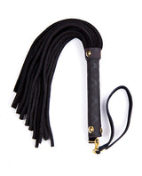 Plesur Mini Leather Flogger - Black by Plesur