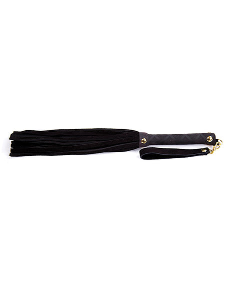 Plesur Mini Leather Flogger - Black by Plesur
