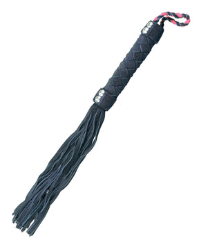 Plesur 15" Leather Flogger - Black by Plesur