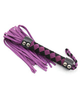 Plesur 15" Leather Flogger - Purple by Plesur