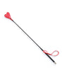 Plesur 26" Heart PVC Crop - Black/Red by Plesur