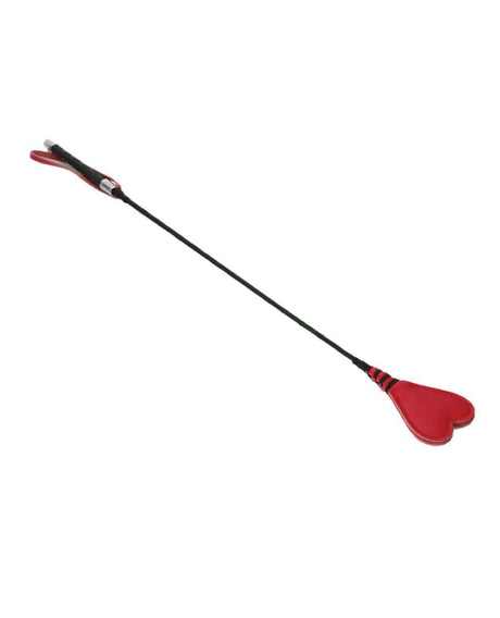 Plesur 26" Heart PVC Crop — Black/Red