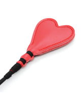 Plesur 26" Heart PVC Crop - Black/Red by Plesur