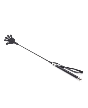 Plesur 22" Hand Shaped Silicone Crop - Black by Plesur