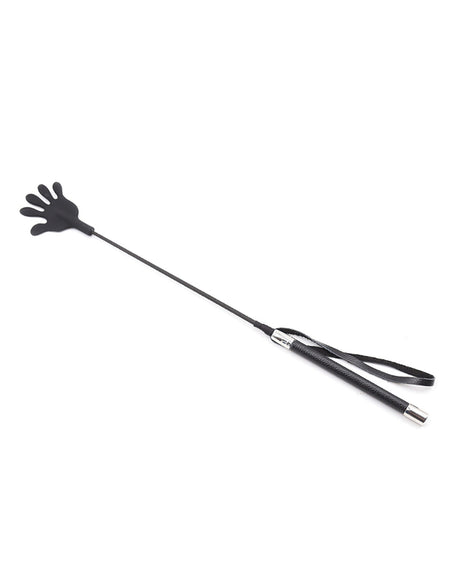 Plesur 22" Hand Shaped Silicone Crop - Black by Plesur