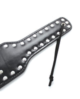 Plesur Cut-Out Heart w/Studs Paddle - Black by Plesur