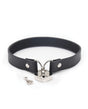 Plesur PVC Collar w/Heart Lock - Black by Plesur