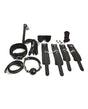 Plesur Everything Bondage 12 Piece Kit - Black by Plesur