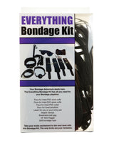 Plesur Everything Bondage 12 Piece Kit - Black by Plesur