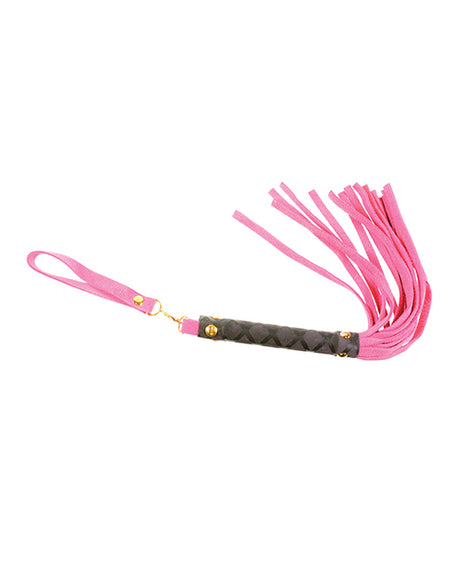 Plesur Mini Leather Flogger - Pink by Plesur