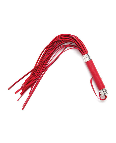 Plesur 18" Vegan Leather Flogger - Red by Plesur