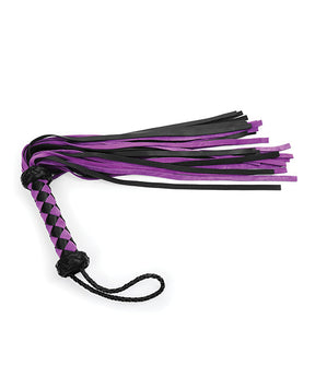 Plesur 22" Leather Flogger - Purple by Plesur