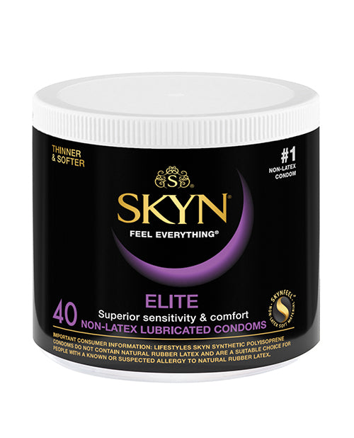 Lifestyles SKYN Elite Ultra Thin Condoms - Bowl of 40 by Lifestyles