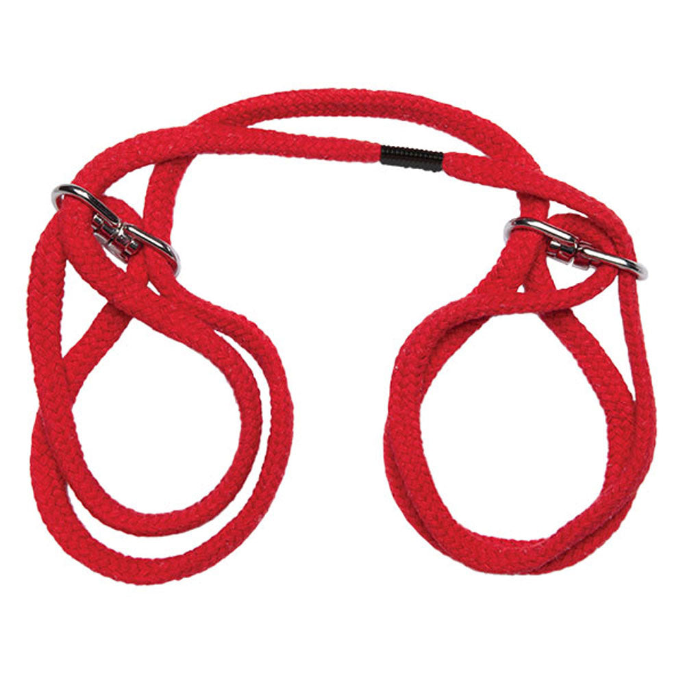 Japanese Style Bondage - Cotton Wrist or Ankle Cotton Cuffs by Doc Johnson