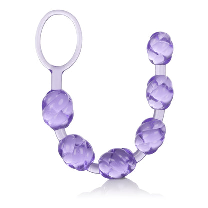 Swirl Pleasure Beads - Purple by CalExotics