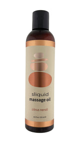 Sliquid Balance Massage Oil — Citrus Neroli, 8.5oz - SLIQ079