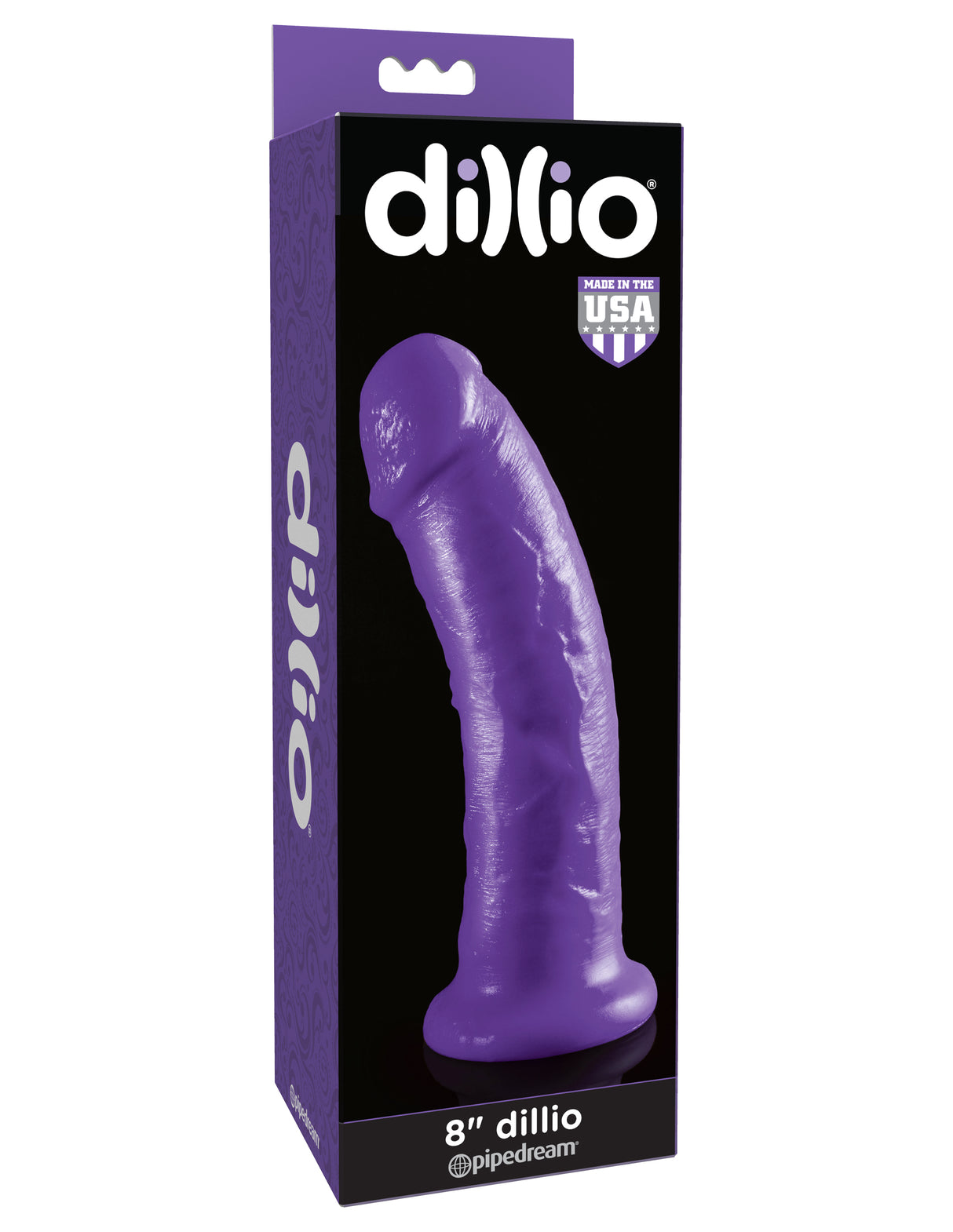 Pipedream Dillio 8-Inch Purple Dildo - PD5308-12