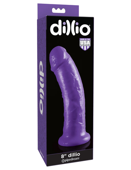 Pipedream Dillio 8-Inch Purple Dildo - PD5308-12