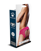Prowler Lace Open Back Brief - Pink SM by Prowler