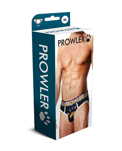 Prowler Oversized Paw Brief - Black/Multi MD by Prowler