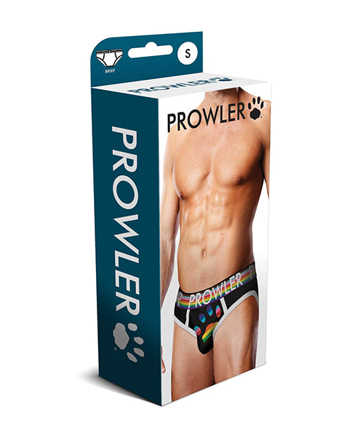 Prowler Oversized Paw Brief - Black/Multi SM by Prowler