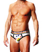 Prowler Oversized Paw Brief - White/Multi SM by Prowler