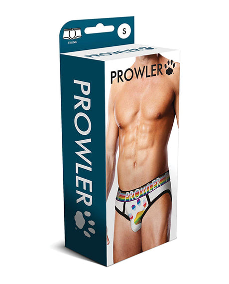 Prowler Oversized Paw Brief - White/Multi SM by Prowler