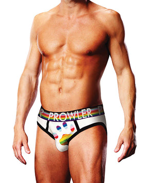 Prowler Oversized Paw Brief - White/Multi XL by Prowler