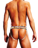 Prowler Oversized Paw Jock Strap - Black/Multi XL by Prowler