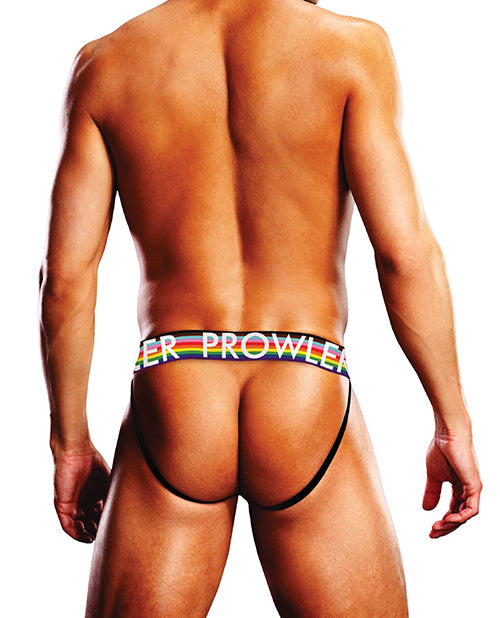 Prowler Oversized Paw Jock Strap - White/Multi LG by Prowler