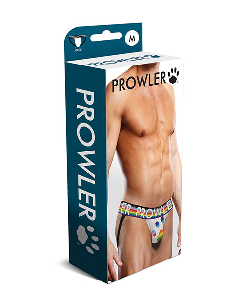 Prowler Oversized Paw Jock Strap - White/Multi MD by Prowler