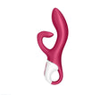 Satisfyer Embrace Me Upside-Down Rabbit Vibrator, Berry - SAT-J2018-218-2