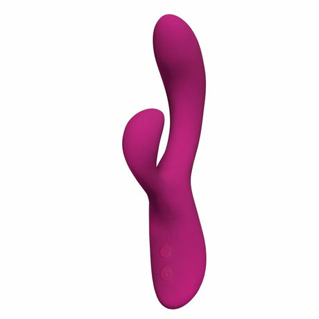 Blush Quinn Rabbit Vibrator — Dual-Stimulation, Burgundy - BL-41520