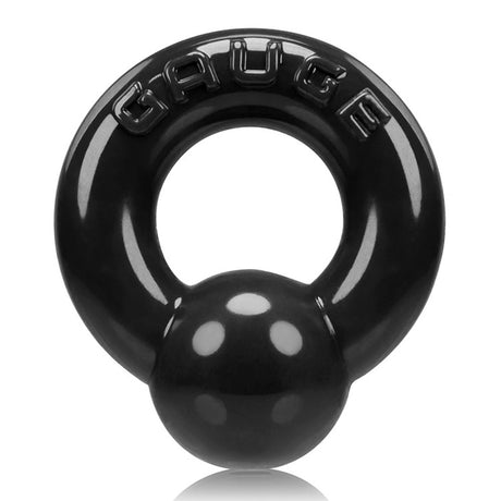 Oxballs Gauge Cockring — SuperFLEXtpr Soft Stretch Ring, Black - OX-3023-BLK