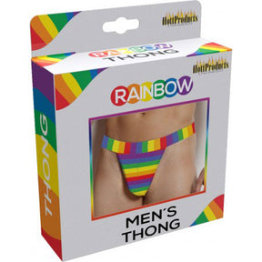 Hott Products Rainbow Men's Thong - HTP2980