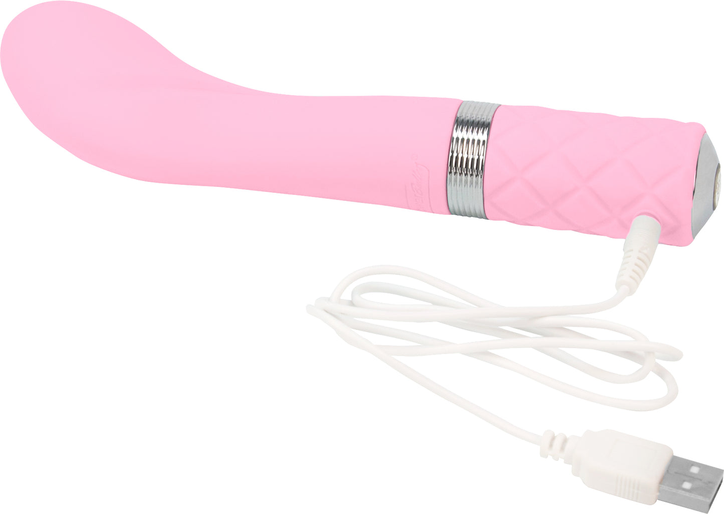 Pillow Talk Sassy G-Spot Vibe With Swarovski Crystal - Pink by BMS Factory