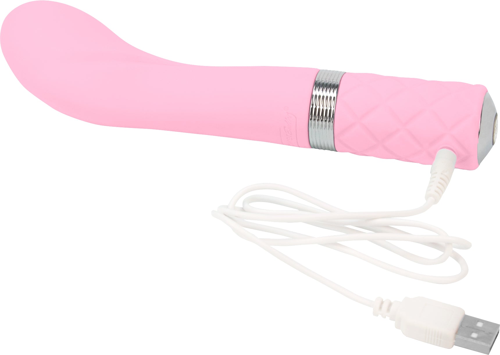 Pillow Talk Sassy G-Spot Vibe With Swarovski Crystal - Pink by BMS Factory