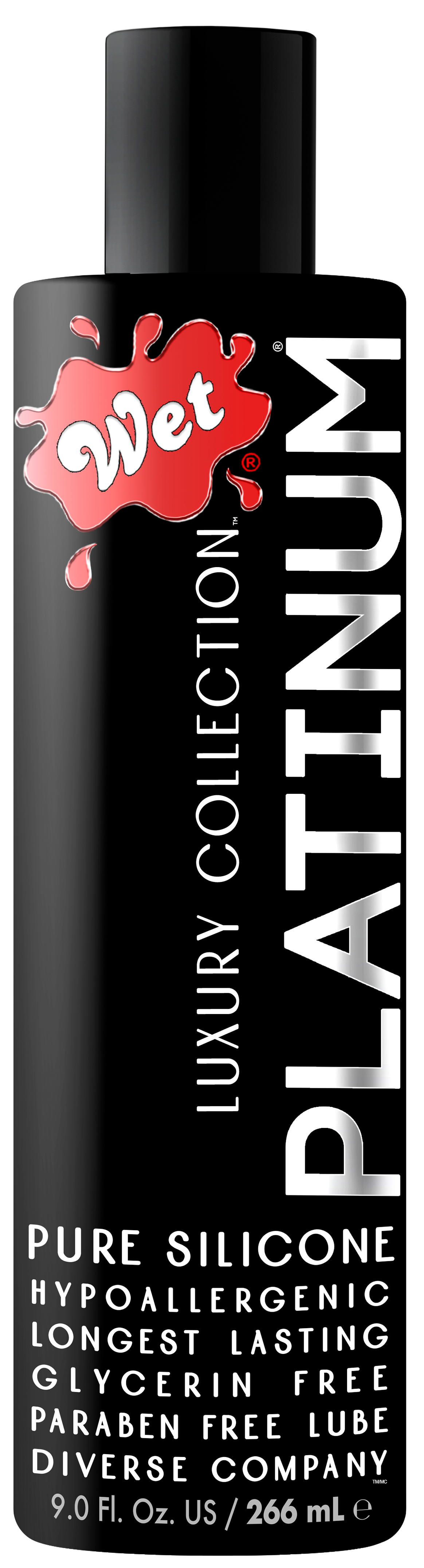 Wet Platinum Silicone Personal Lubricant — 9 oz - WT20702