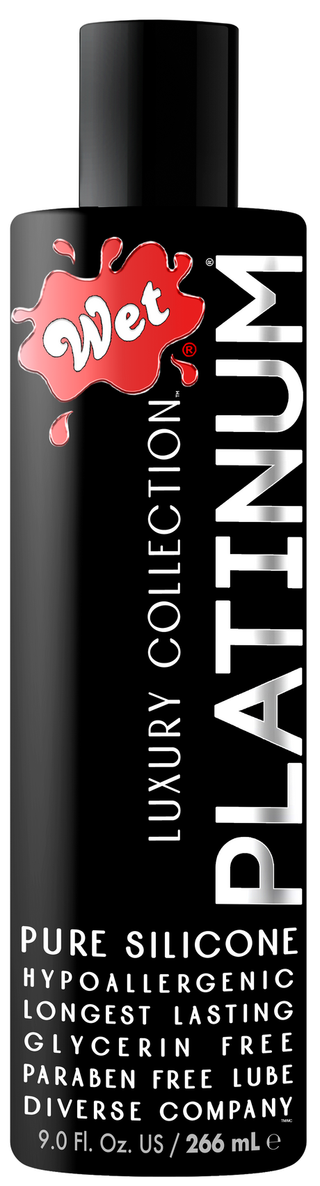 Wet Platinum Silicone Personal Lubricant — 9 oz - WT20702