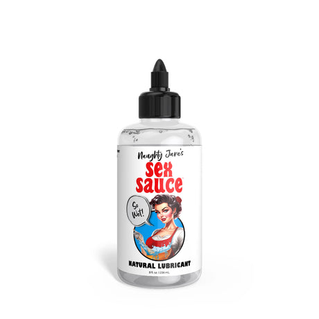 XR Brands Naughty Jane's Sex Sauce Water-Based Lubricant — 8 oz - NJ-AH396-8OZ