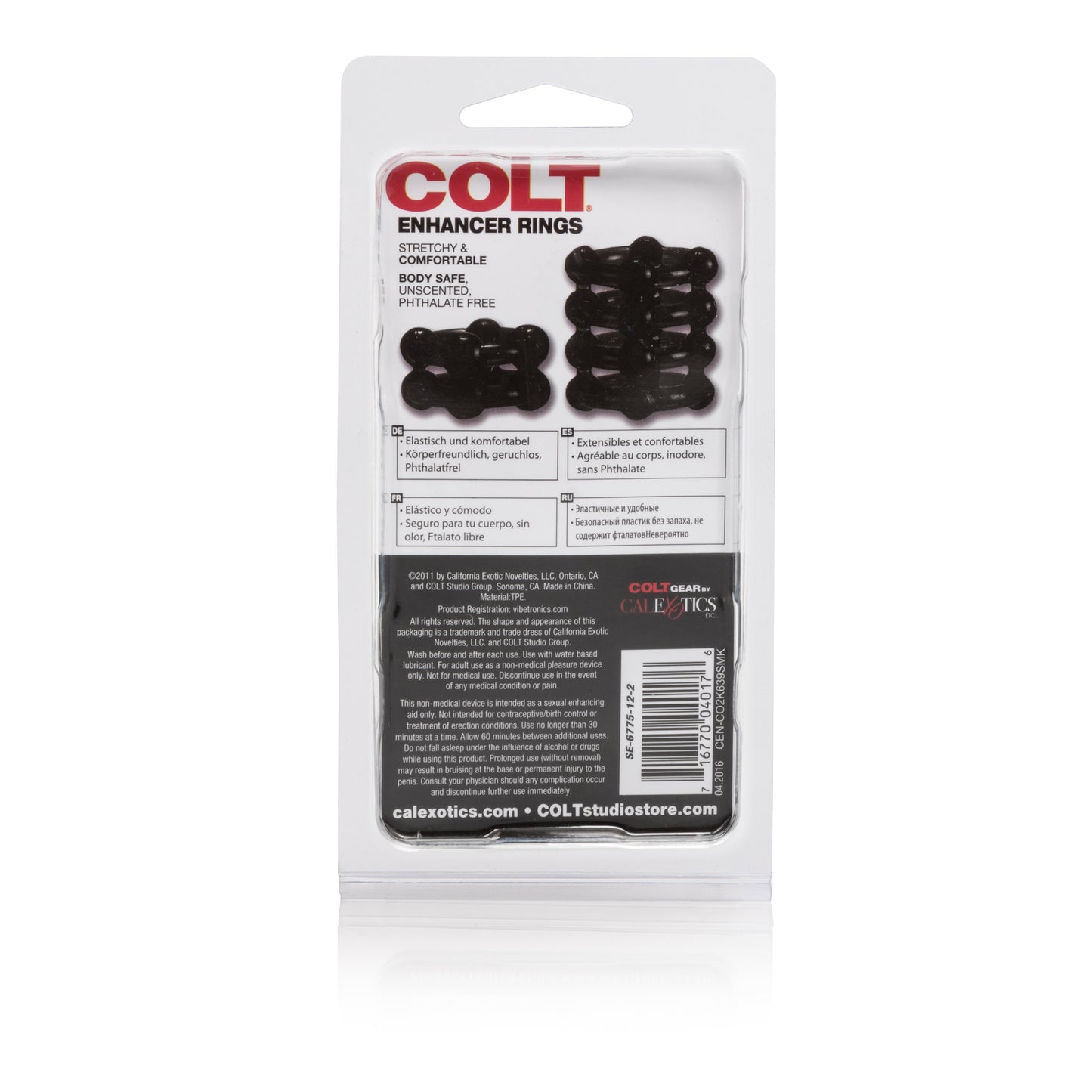 Colt Enhancer Ring - Smoke by CalExotics