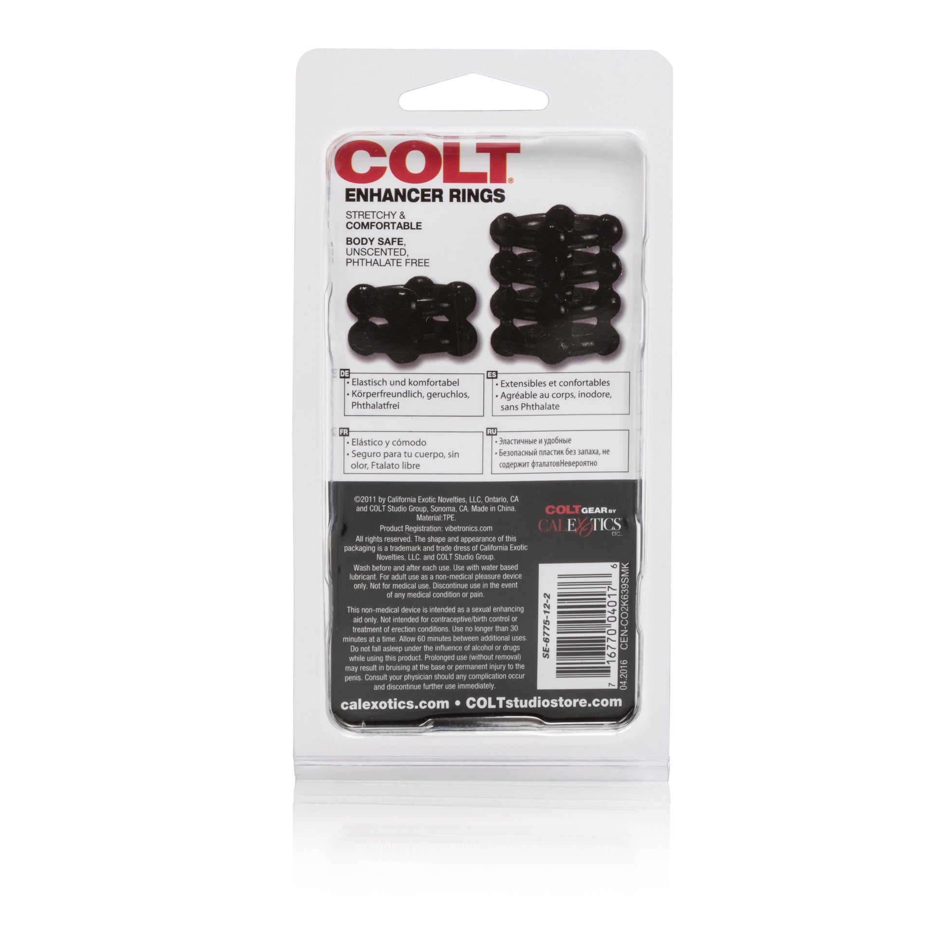 Colt Enhancer Ring - Smoke by CalExotics