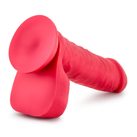Blush Ruse Big Poppa Realistic Dildo, Cerise — 6.6" Insertable - BL-86708